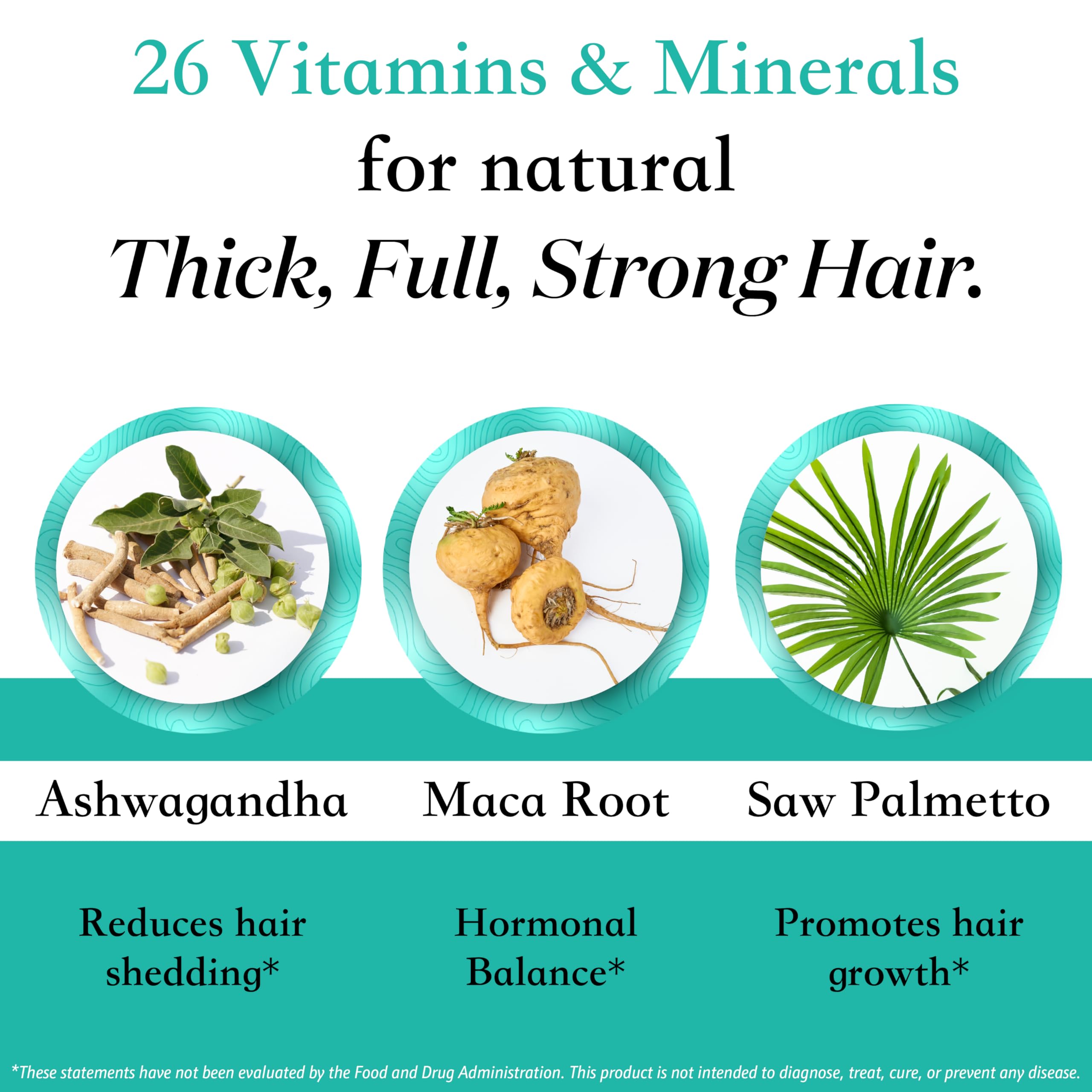Nutra Women's Hair Growth Supplement for 45+ | Soy-Free


