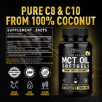 Zeal Naturals MCT Oil Capsules for Keto & Focus

