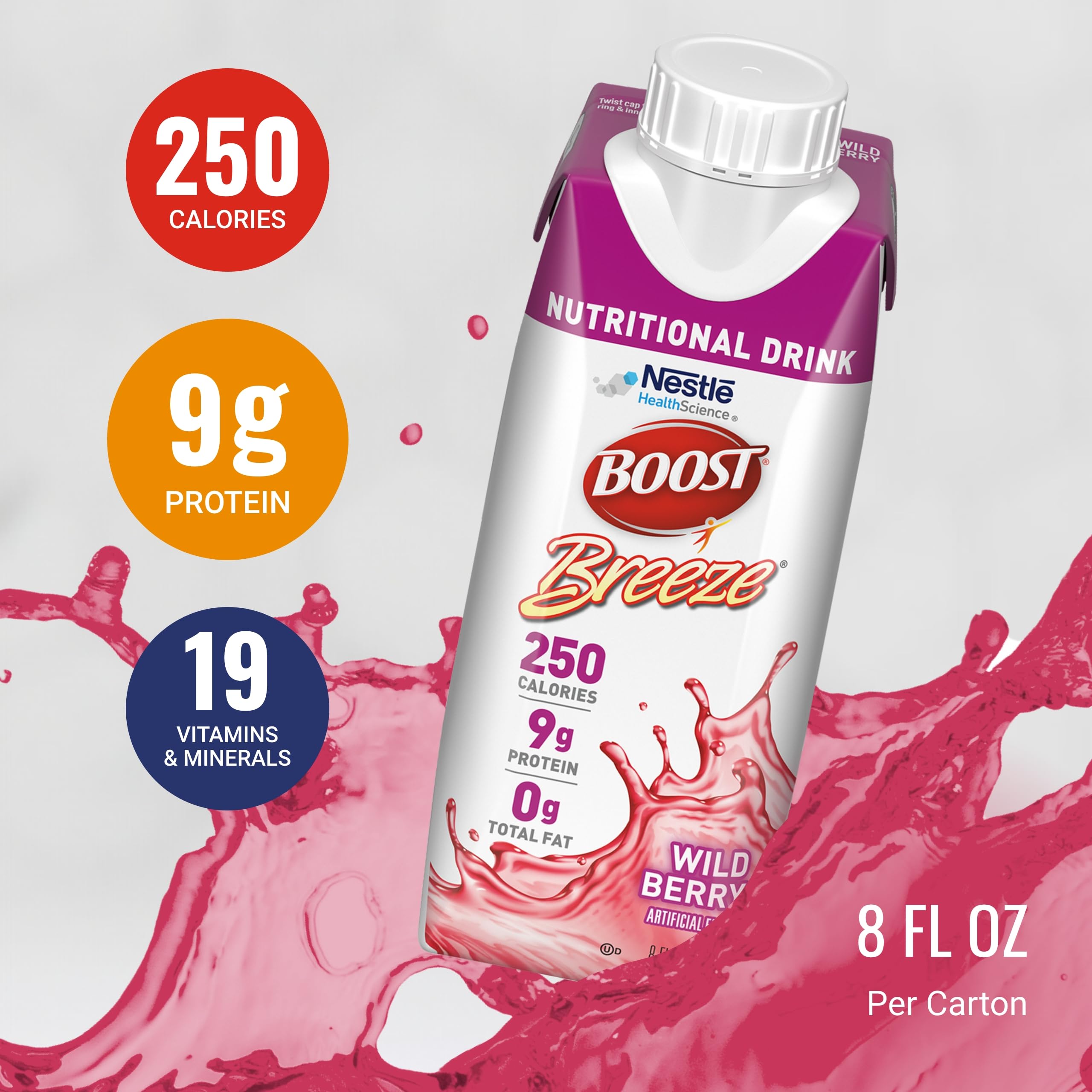 BOOST Breeze Clear Nutritional Drink - On-the-Go Nutrition


