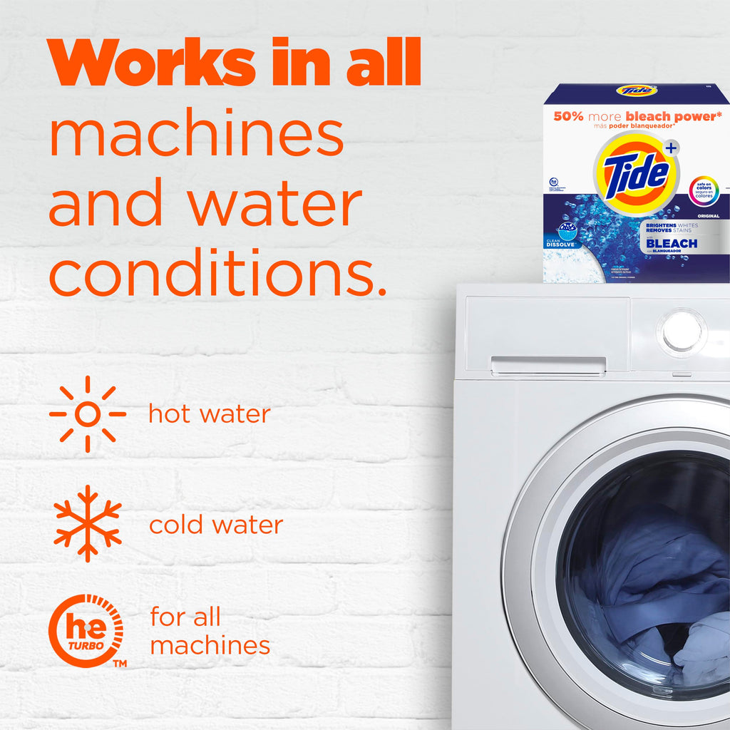 Tide Powder Laundry Detergent with Bleach

