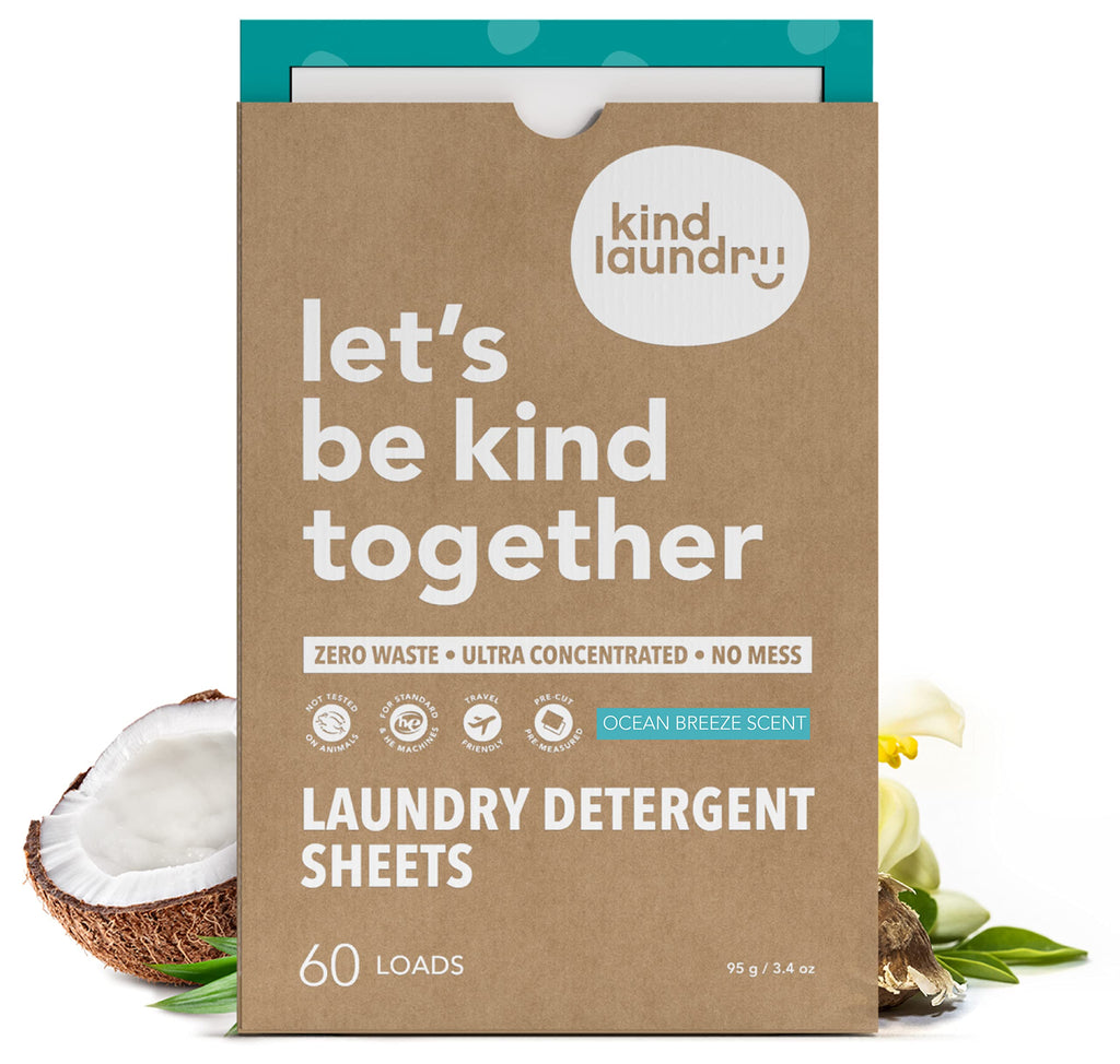 Kind Laundry Detergent Sheets - EWG Verified, Safe for Skin

