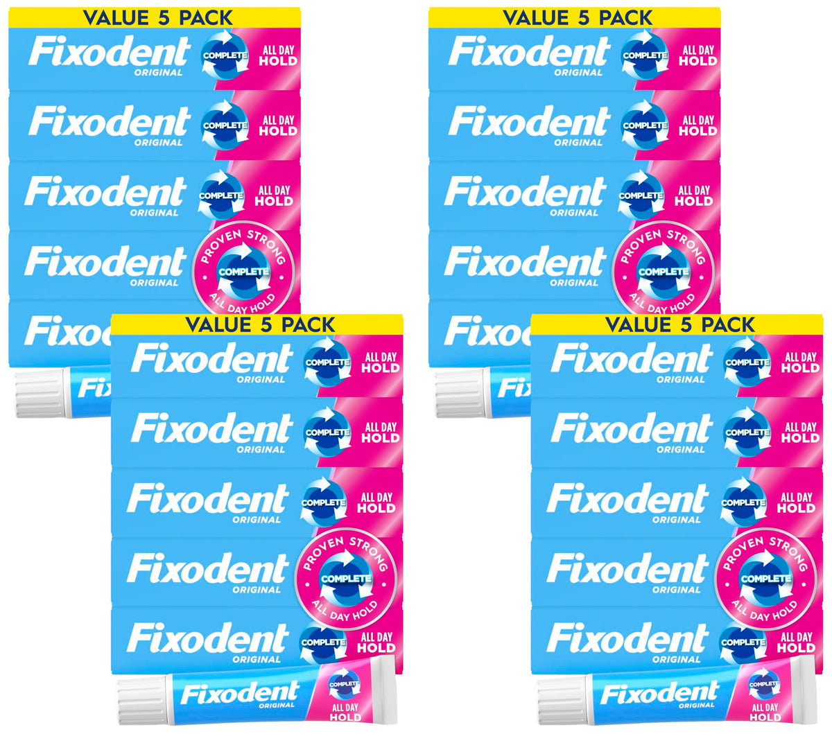 Fixodent Original Secure Denture Adhesive Cream for Full and Partial Denture Wearers