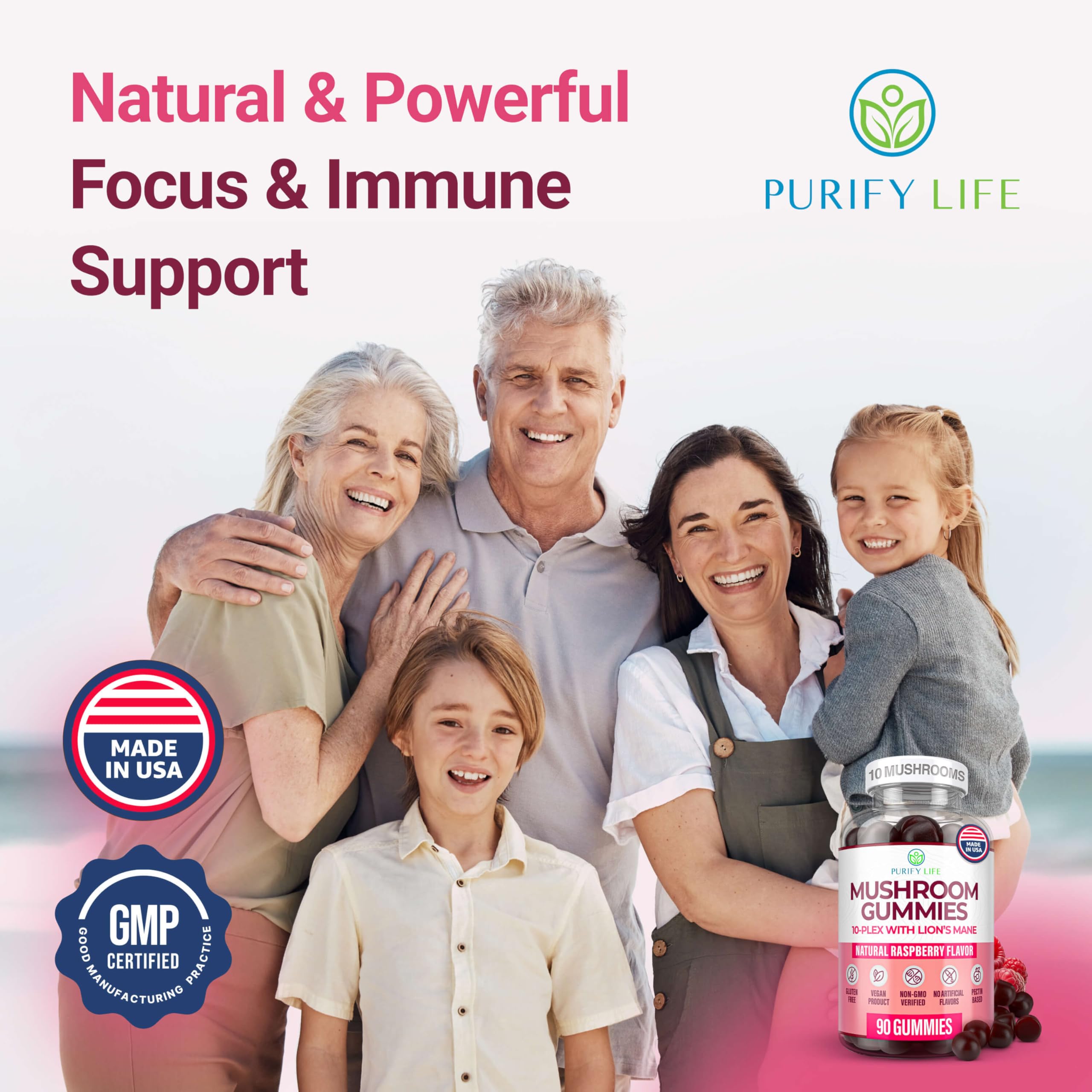 Mushroom Gummies for Immune Support | All Ages

