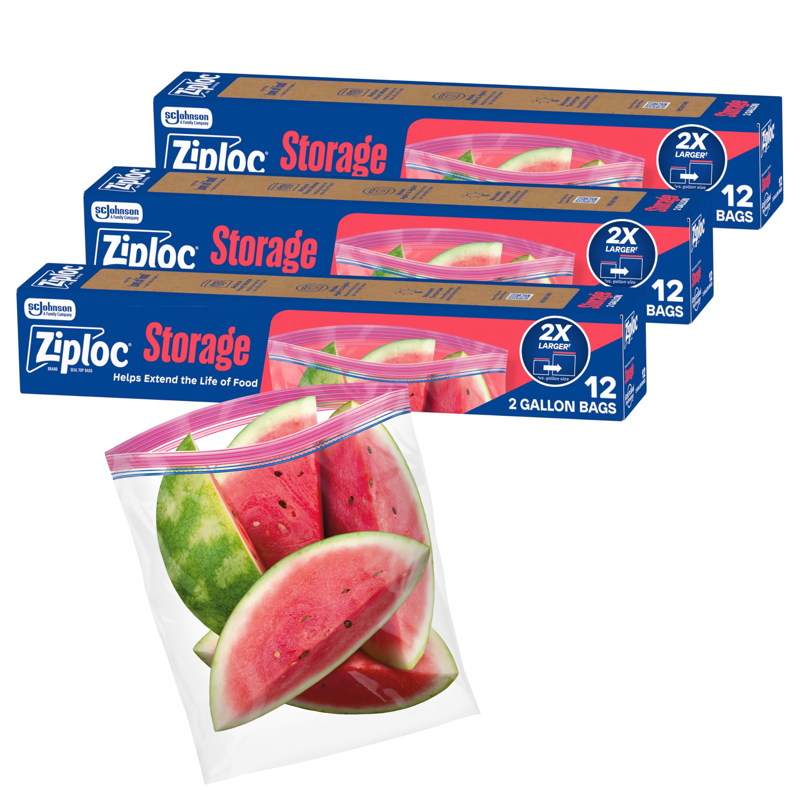 Ziploc Easy Open Food Storage Bags - BPA-Free

