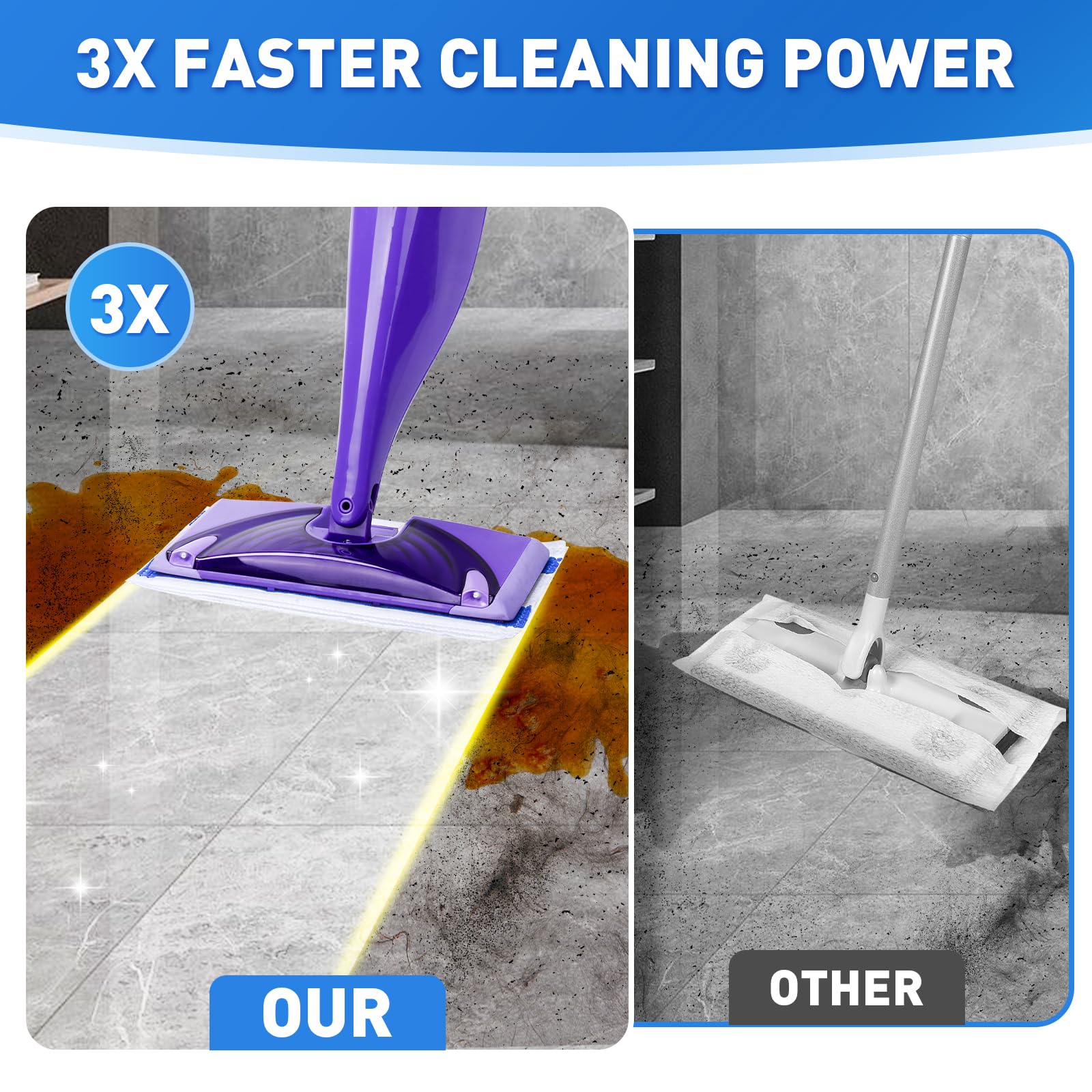 Swiffer WetJet Mop Pad Refills | Disposable Microfiber Pads

