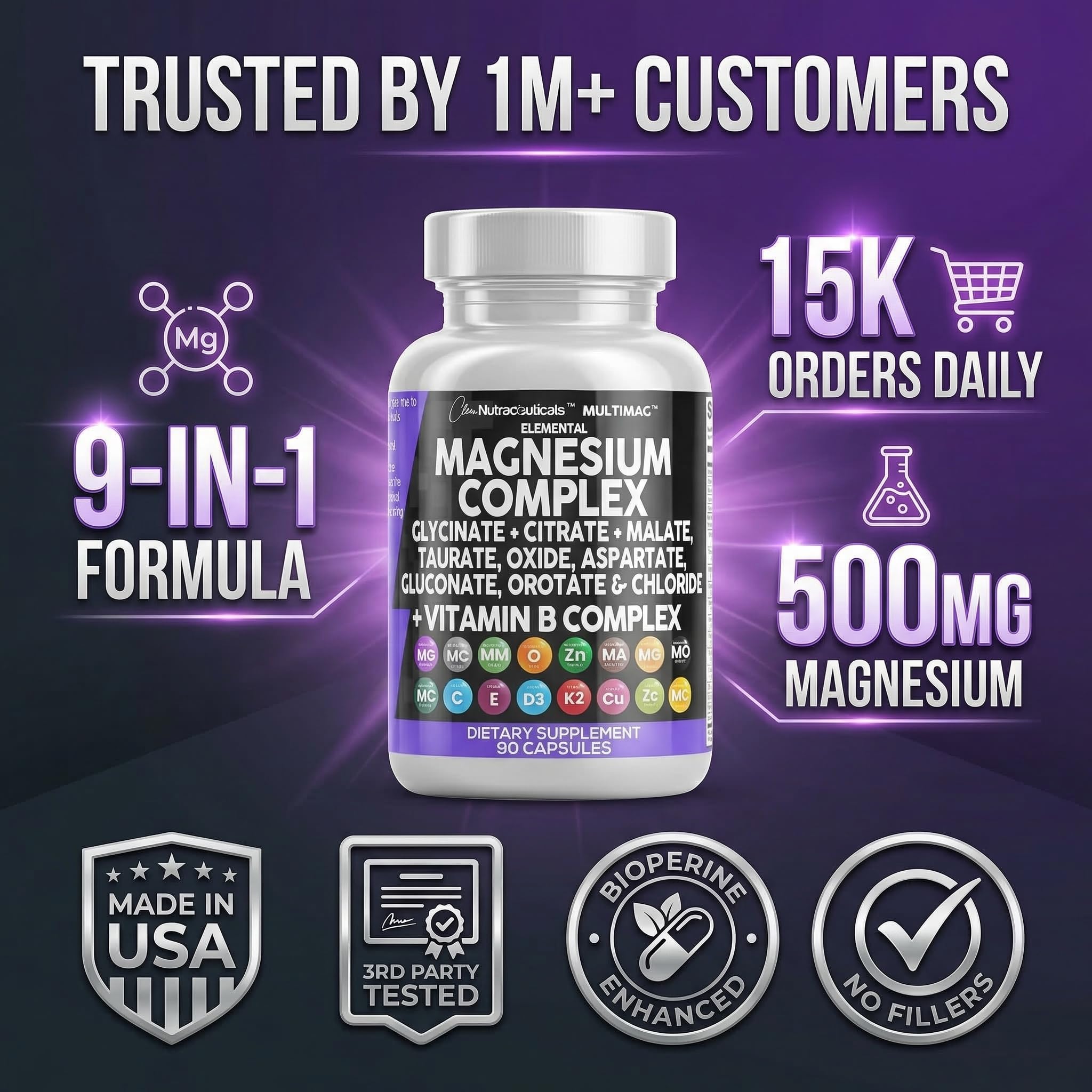 Magnesium Complex by Clean Nutraceuticals

