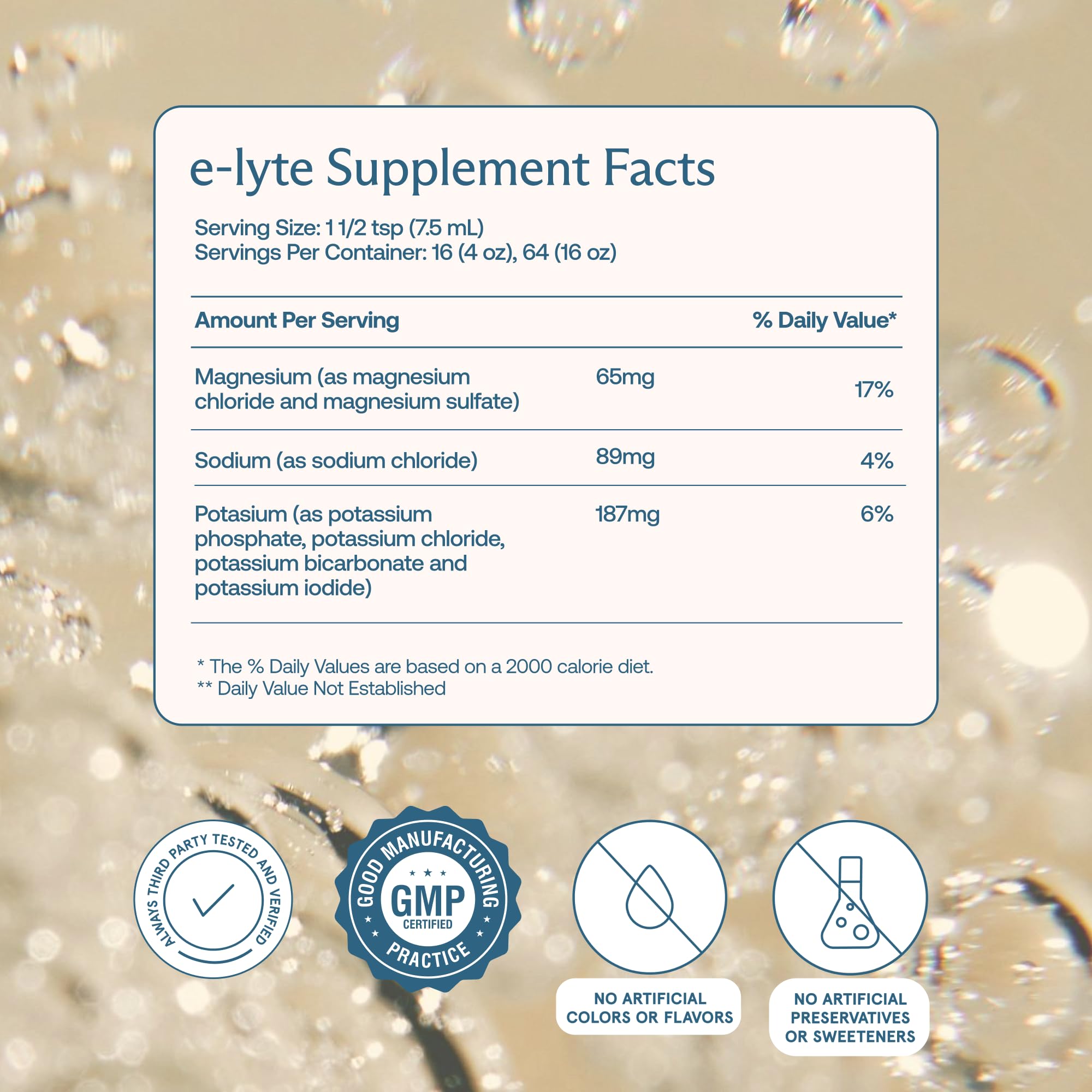 BodyBio e-Lyte Liquid Electrolyte Concentrate | Hydration

