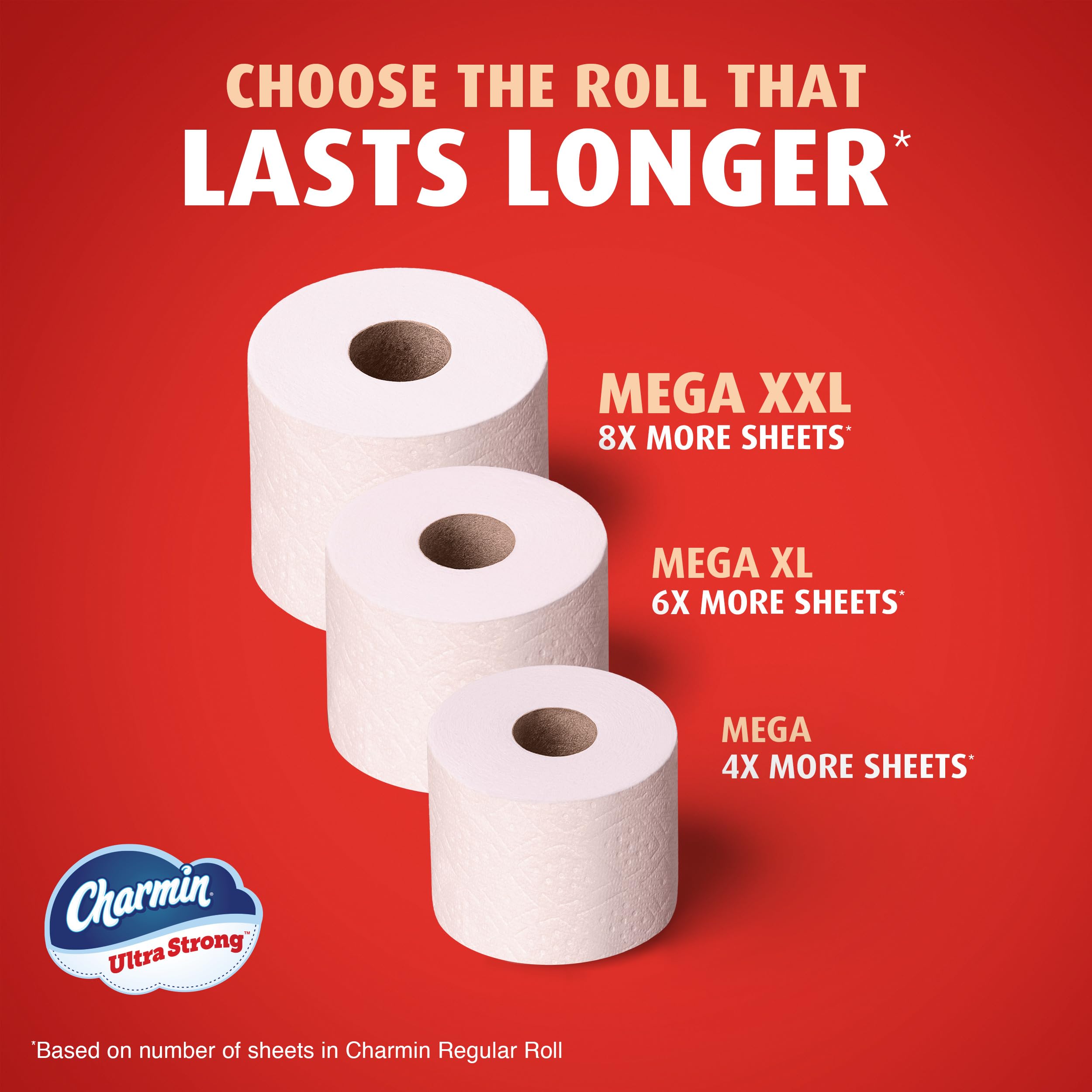 Charmin Ultra Strong Toilet Paper 2-Ply Diamond Weave


