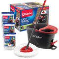 O-Cedar EasyWring Microfiber Spin Mop & Bucket Floor Cleaning System