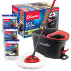 O-Cedar EasyWring Microfiber Spin Mop & Bucket Floor Cleaning System