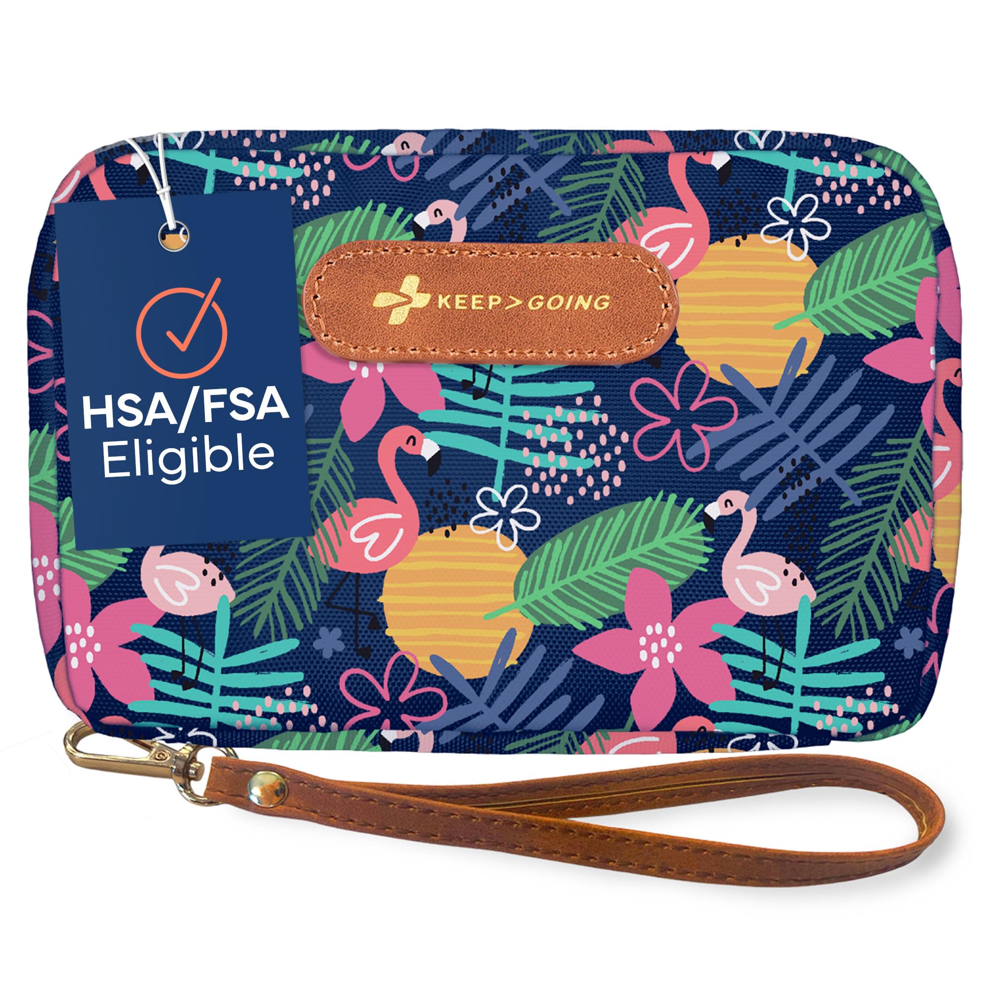 KEEP GOING Travel First Aid Kit – 130 Pc, TSA-Approved