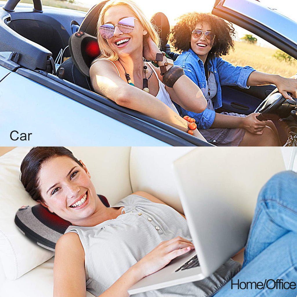 Papillon Back Massager with Heat - Shiatsu Pillow

