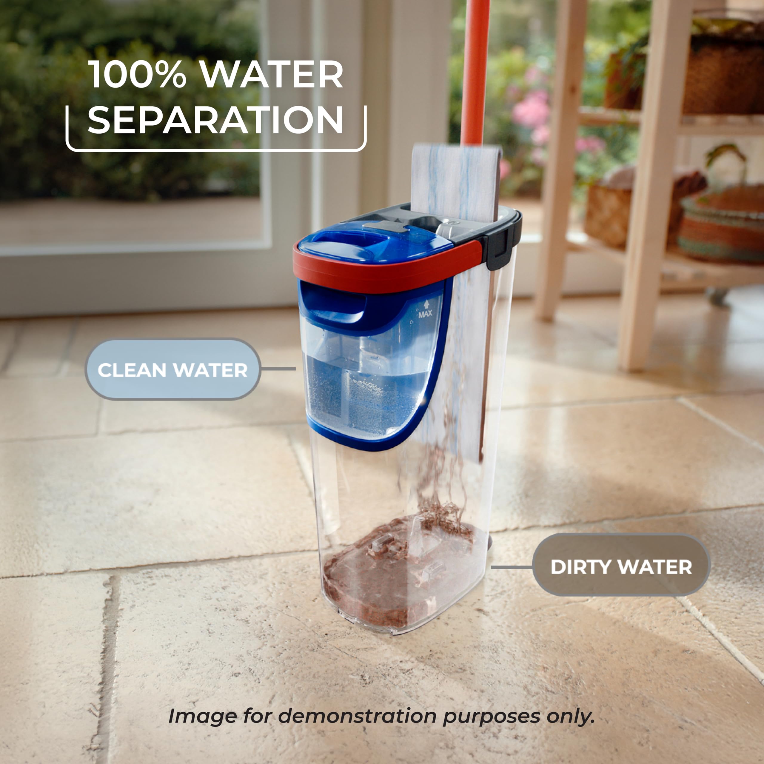 O-Cedar H2prO Flat Mop System Dual-Tank Water


