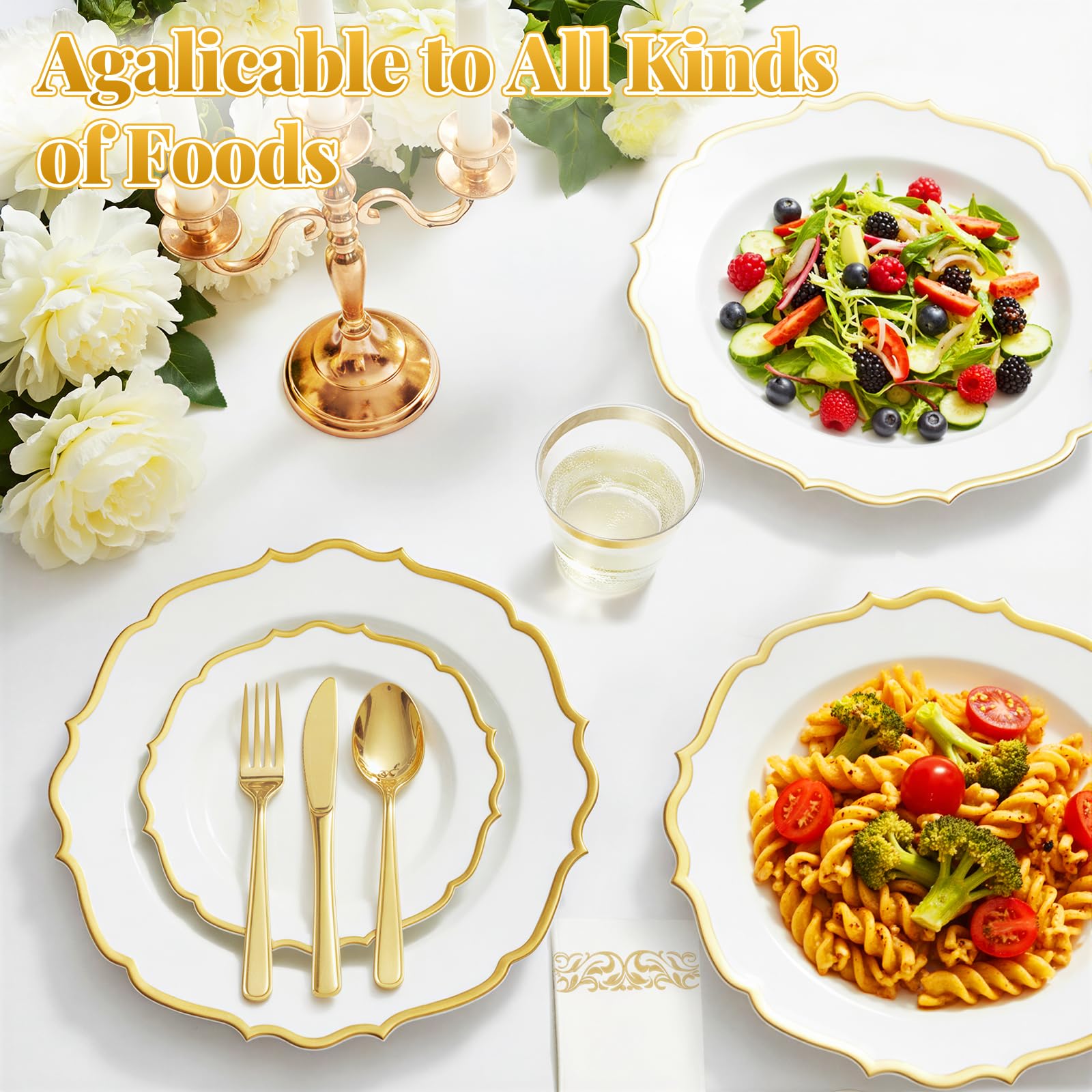 Disposable Plastic Dinnerware Set Glowserve

