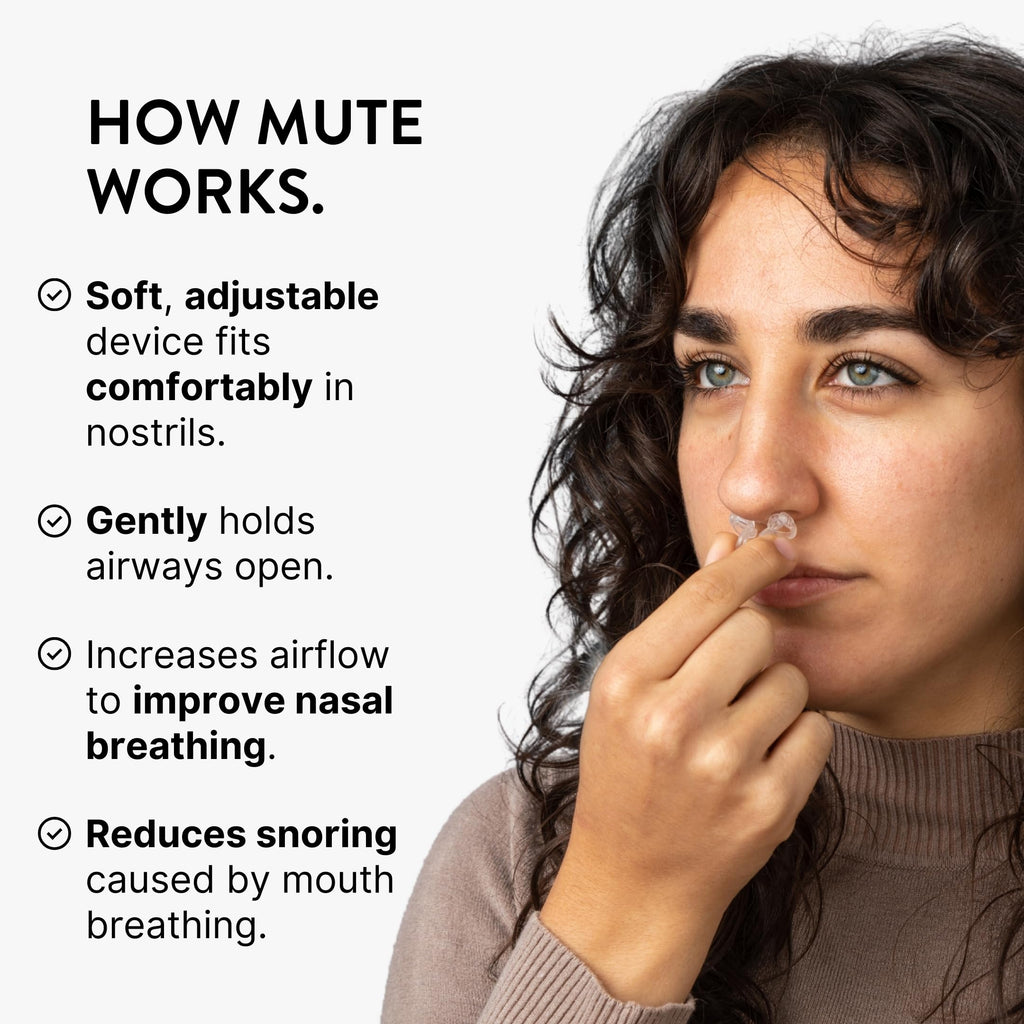 Mute Nasal Dilator Snoring Solution | Sleep Better

