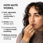 Mute Nasal Dilator Snoring Solution | Sleep Better

