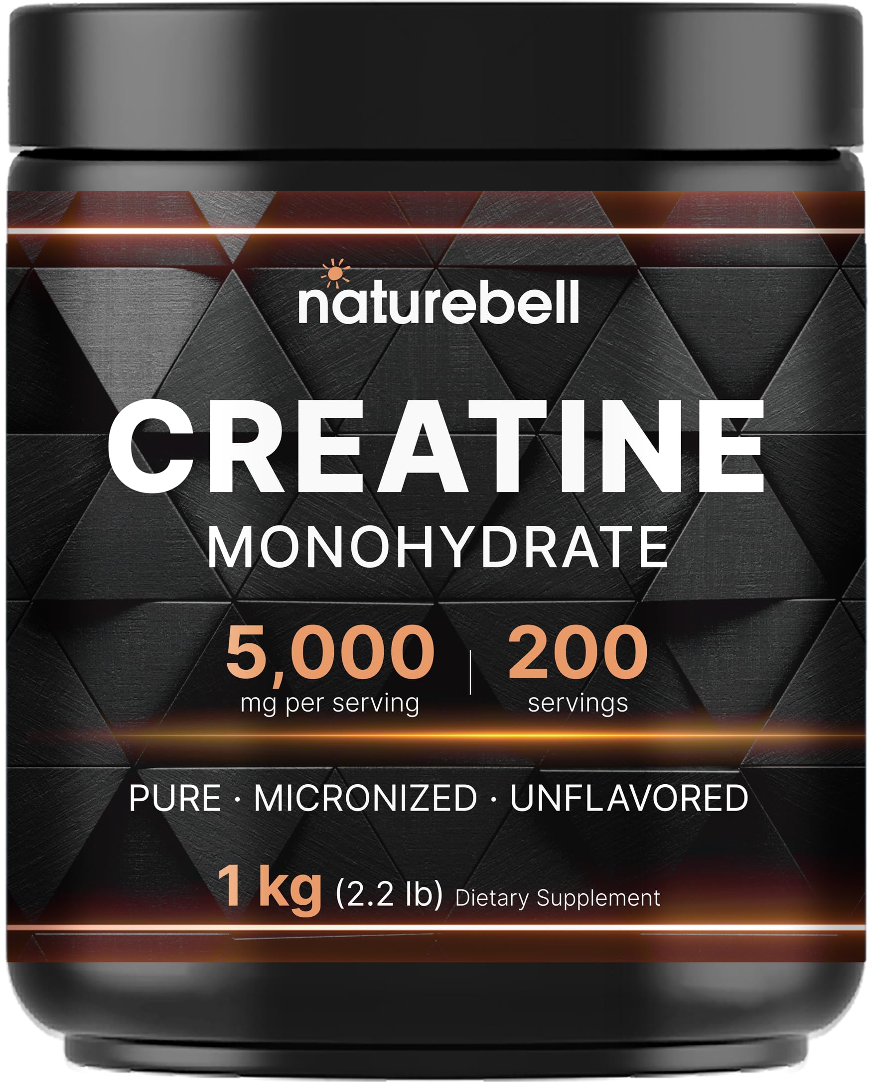 NatureBell Creatine Monohydrate Powder Micronized Unflavored

