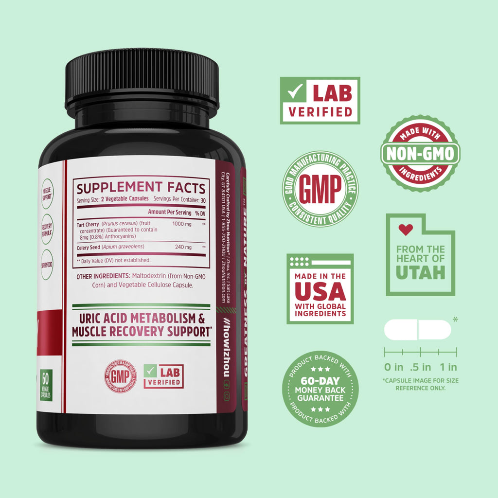 ZHOU Tart Cherry Supplement for Recovery

