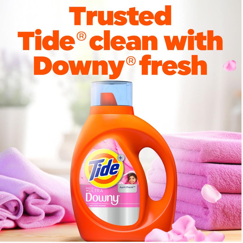 Tide Plus Downy Liquid Detergent April Fresh Scent

