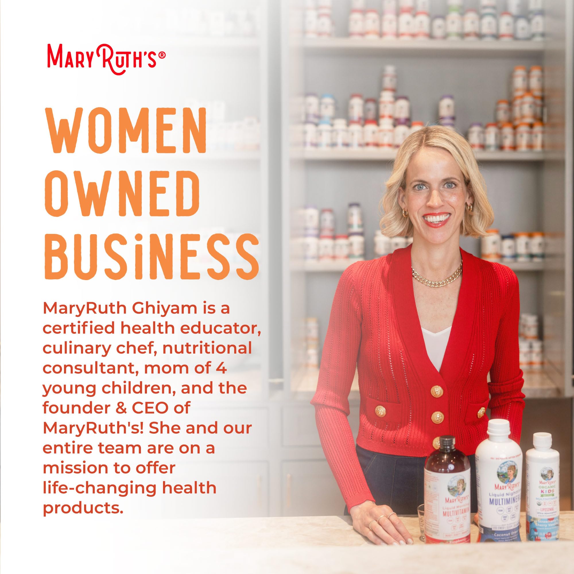 MaryRuth Organics Vegan Omega 3-6-7-9 Gummies

