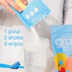 GRAMMS Clear Protein Powder Convenient On-The-Go Protein Drink

