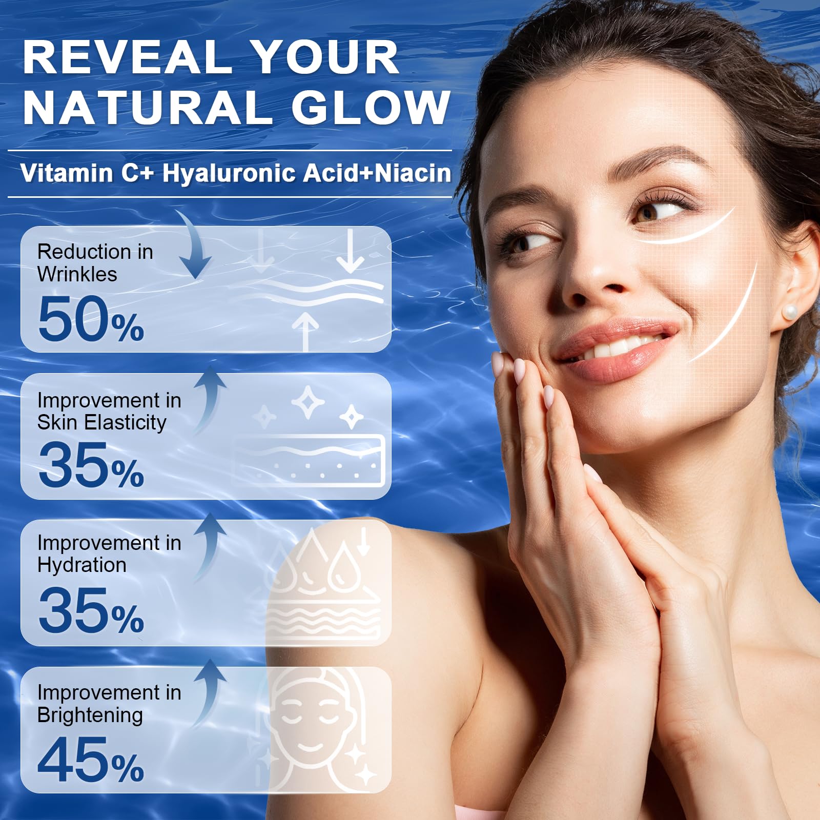 ZEBORA Marine Collagen Peptides Powder with Hyaluronic Acid

