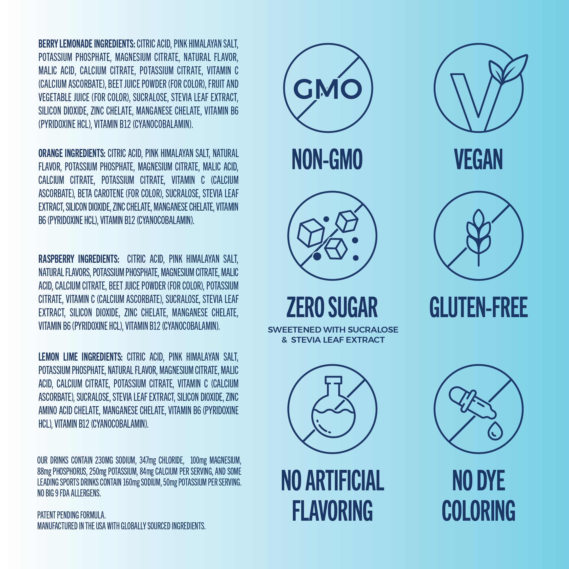 TREVI Sugar Free Electrolyte Drink Mix

