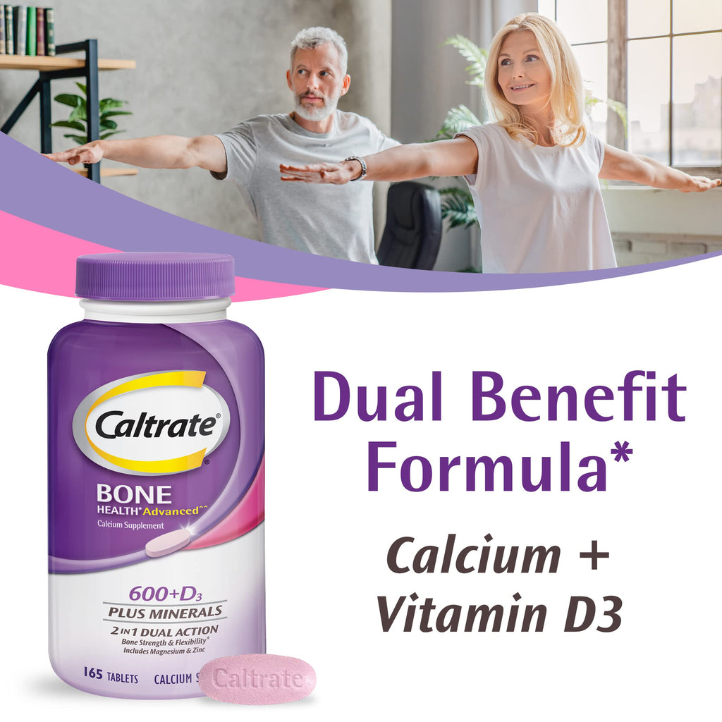 Caltrate 600 Plus D3 Minerals Calcium & Vitamin D Tablets

