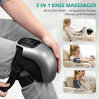 Medcursor Knee Massager with Heat Cordless 3-Mode Massage

