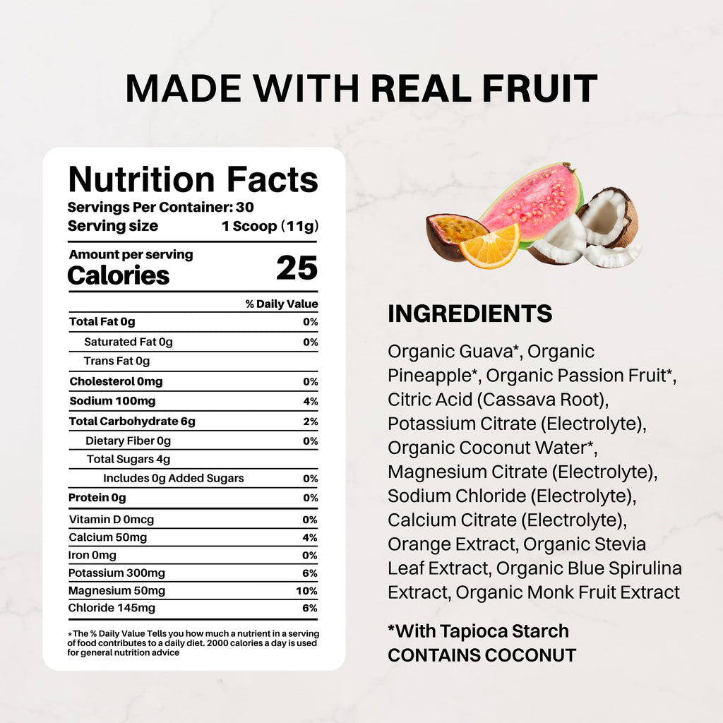 Just Ingredients Electrolytes Drink Mix - Hydration Support

