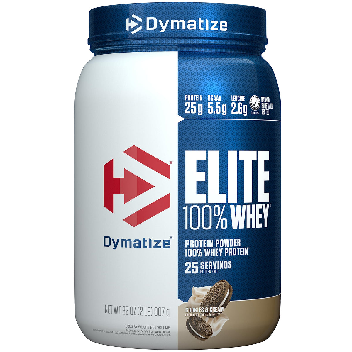 Dymatize Elite 100% Whey Protein Powder with L-Leucine for Fast Digesting