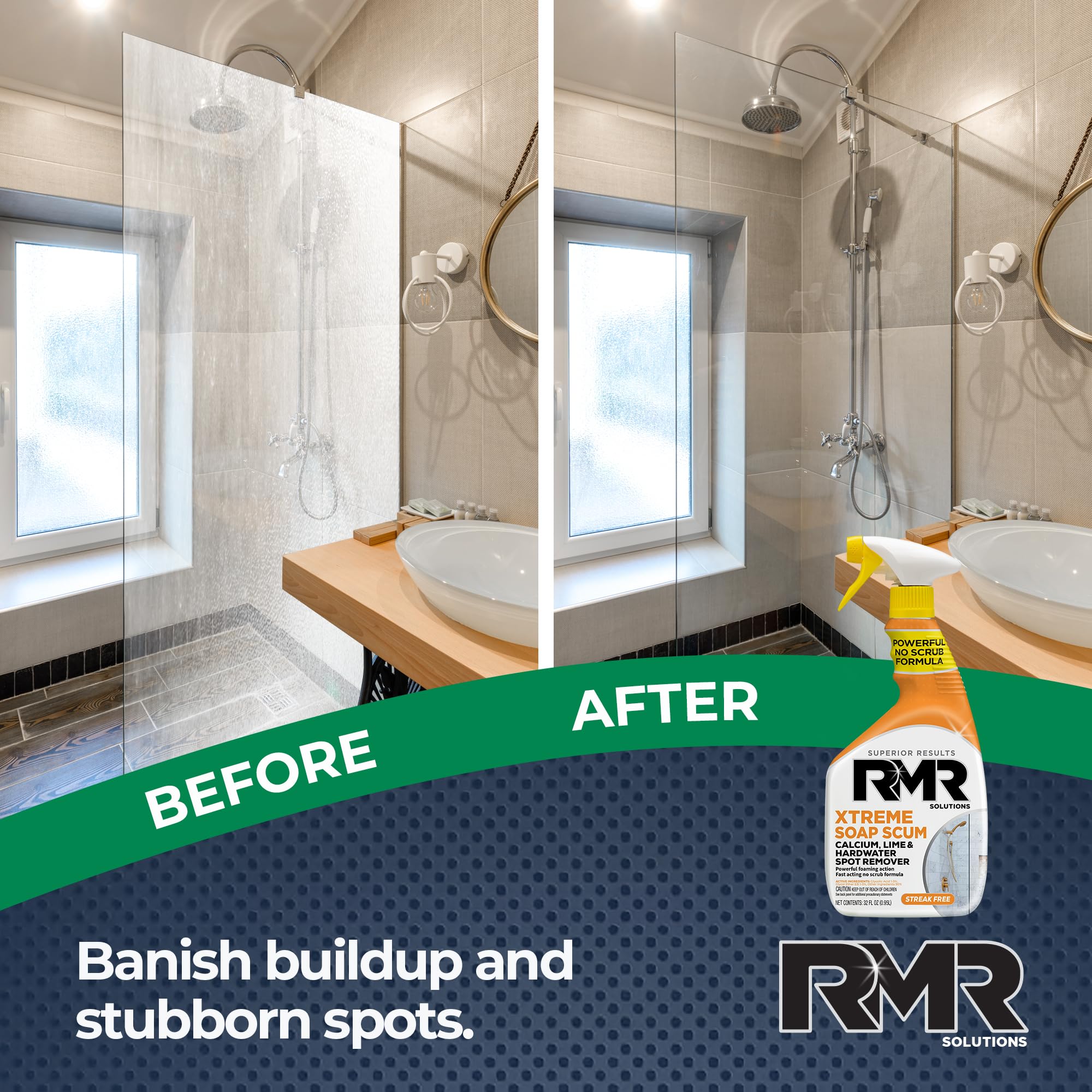 RMR Mold & Mildew Stain Remover + Xtreme Soap Scum Remover

