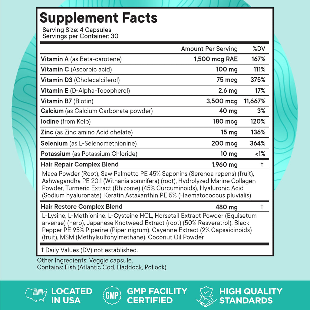 Nutra Women's Hair Growth Supplement for 45+ | Soy-Free

