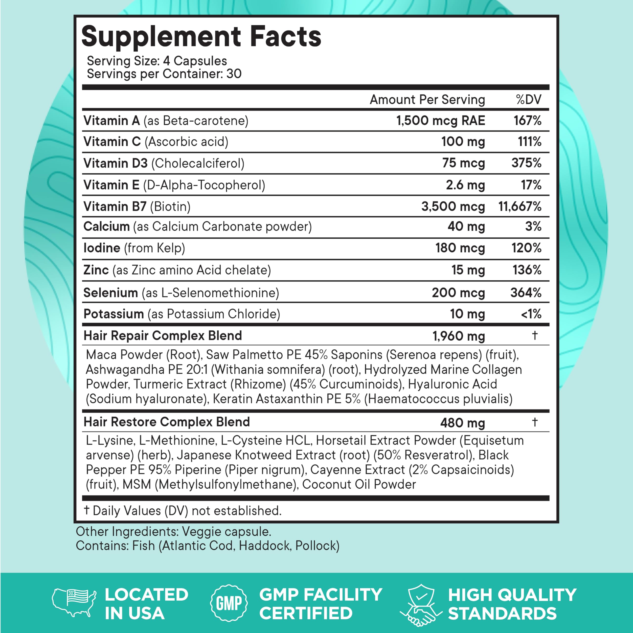Nutra Women's Hair Growth Supplement for 45+ | Soy-Free

