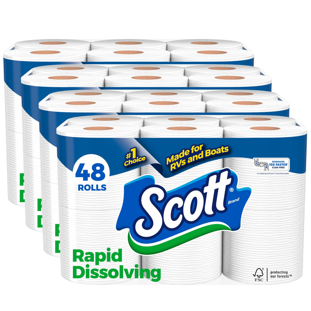 Scott Rapid-Dissolving Toilet Paper Septic-Safe

