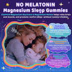 Kids Sleep Gummies Melatonin-Free with Magnesium & L-Theanine

