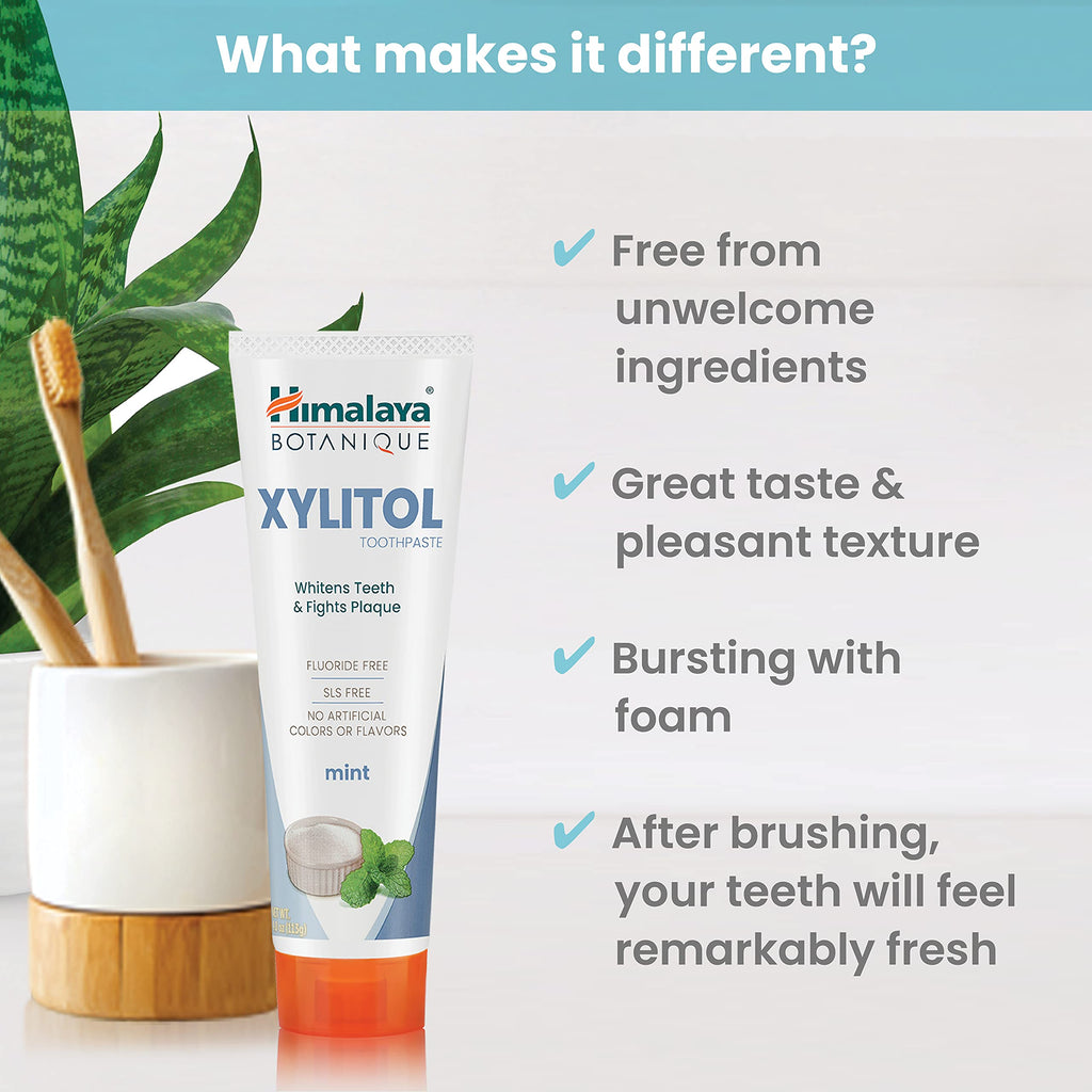 Himalaya Botanique Toothpaste Whitening Antiplaque Xylitol

