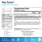 Biotics Research Mg-Zyme Chelated Magnesium Complex

