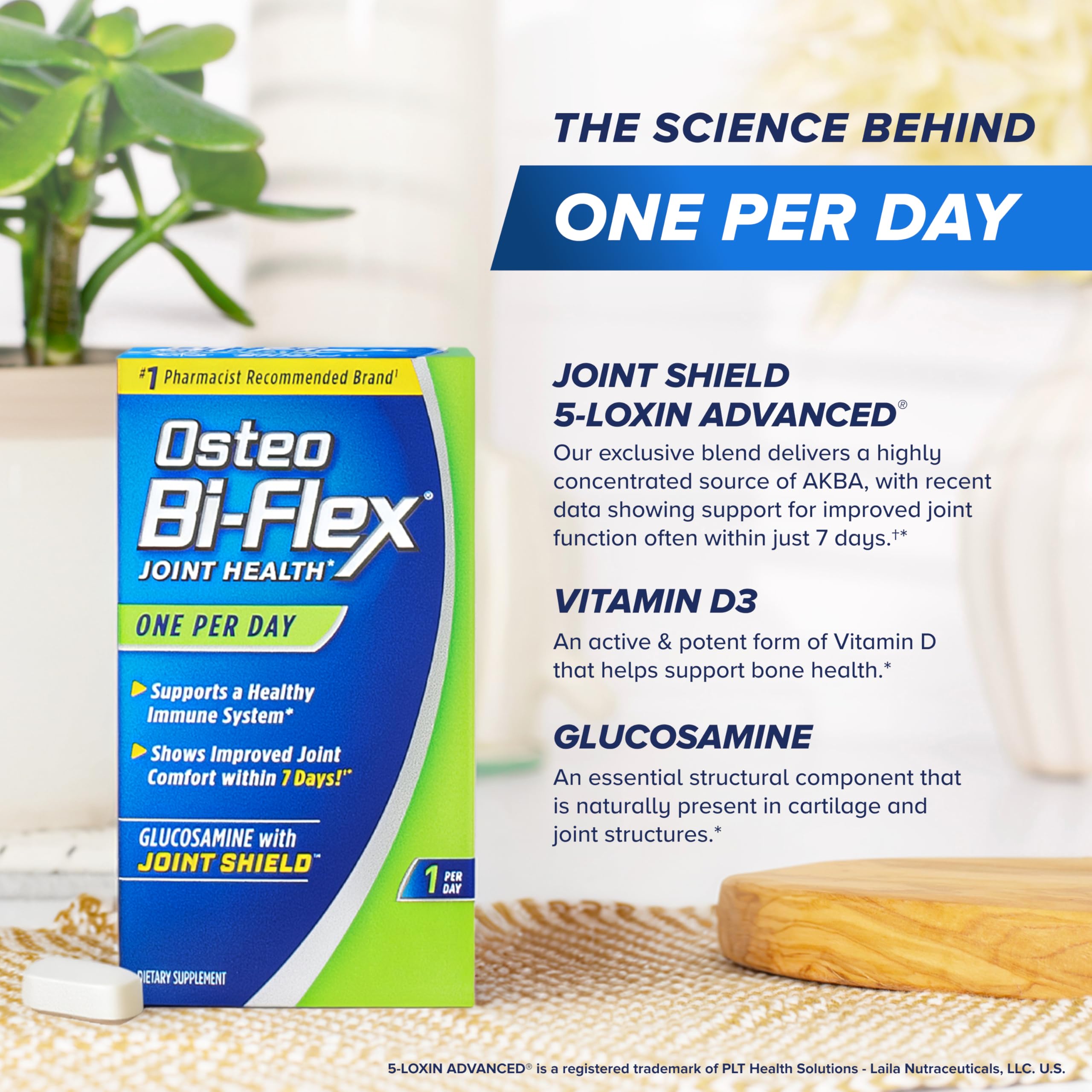 Osteo Bi-Flex One Per Day Vitamin D Joint & Bone Support

