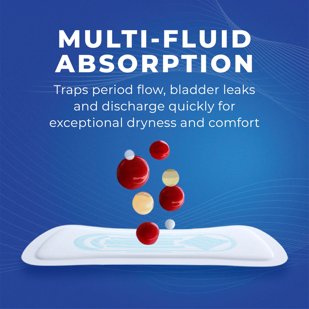 Stayfree Feminine Pads with Integrated Absorption

