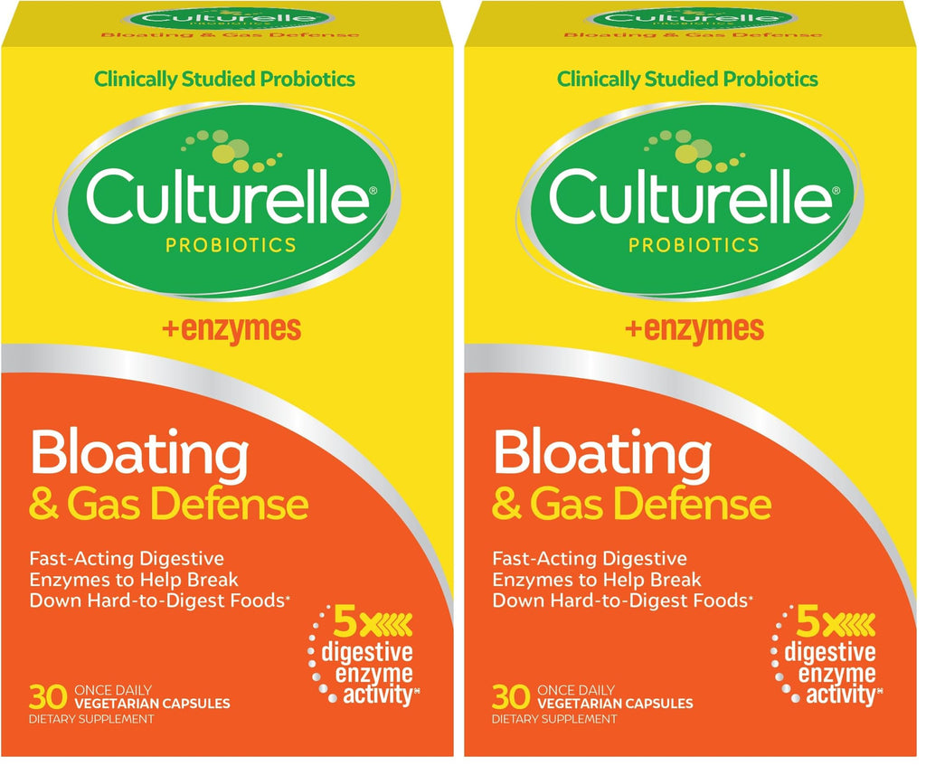 Culturelle Bloating & Gas Defense Digestive Enzymes & Probiotics