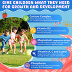 Nextdia Kids Calcium Gummies with D3, Magnesium & Probiotics

