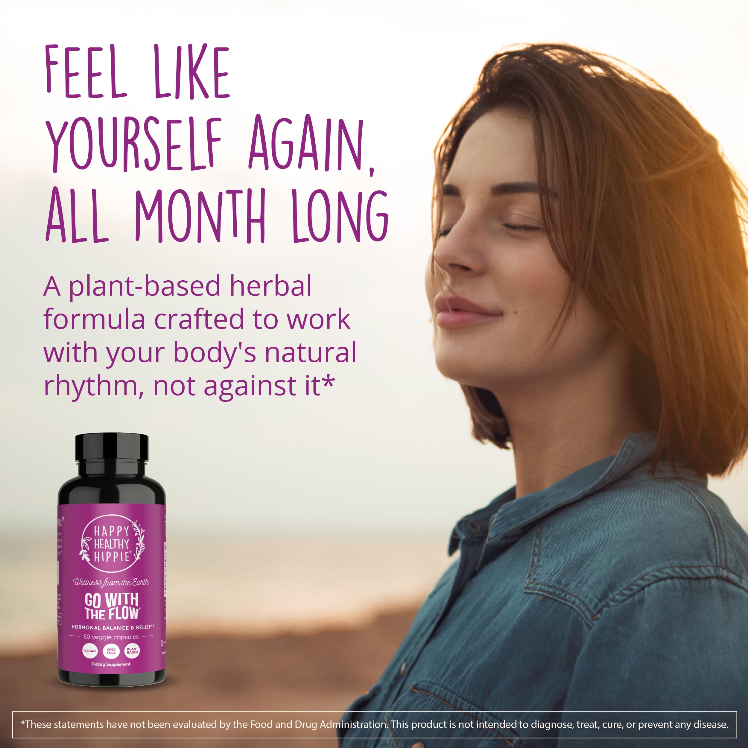Happy Healthy Hippie Hormone Balance Herbal Supplement

