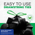 Mint-X Rodent-Repellent Trash Bags with Drawstring

