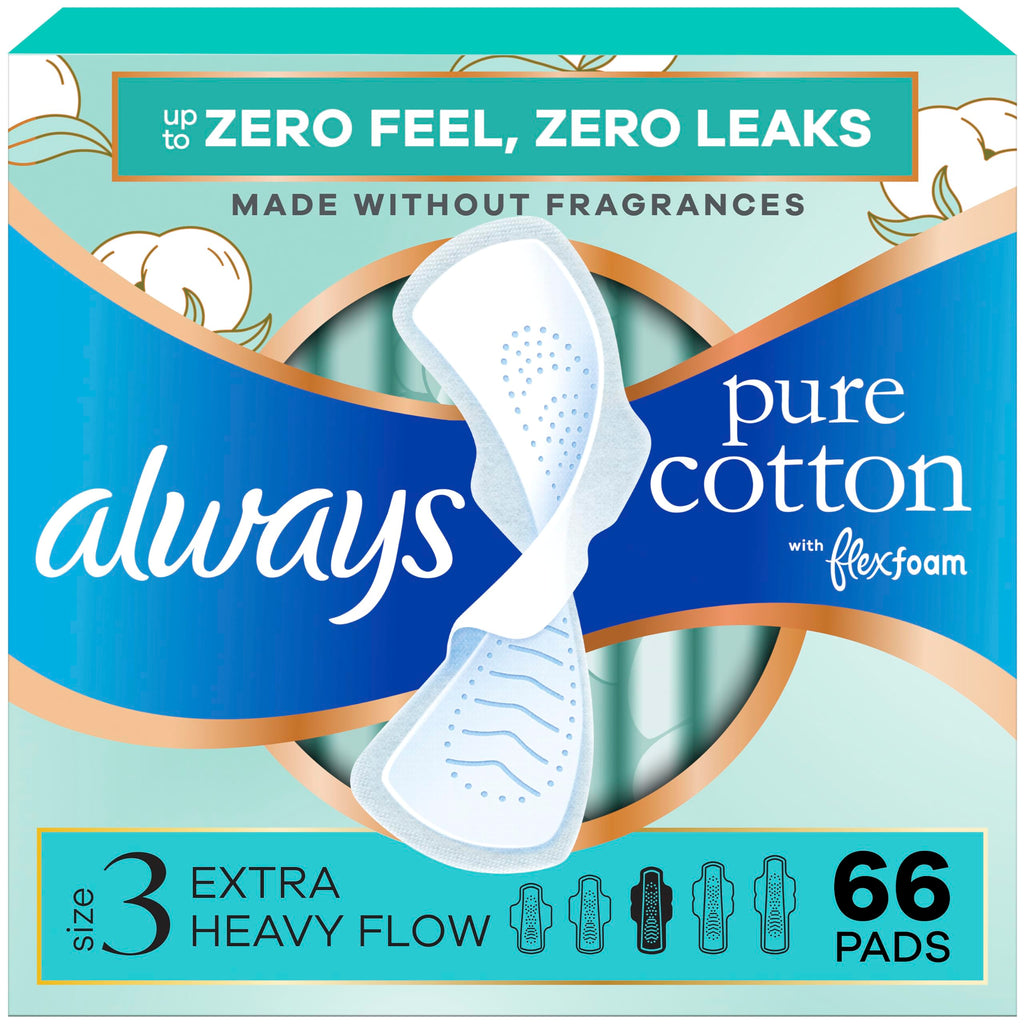 Always Pure Cotton Feminine Pads | Skin-Friendly Protection

