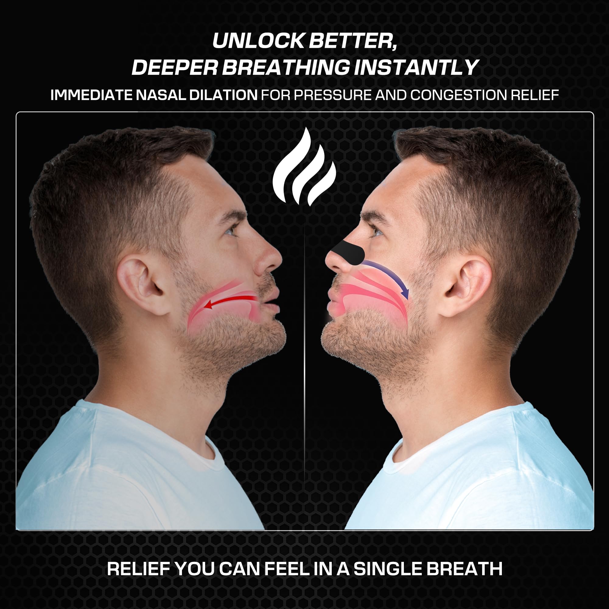Nasal Strips for Breathing - Performance, Universal Fit

