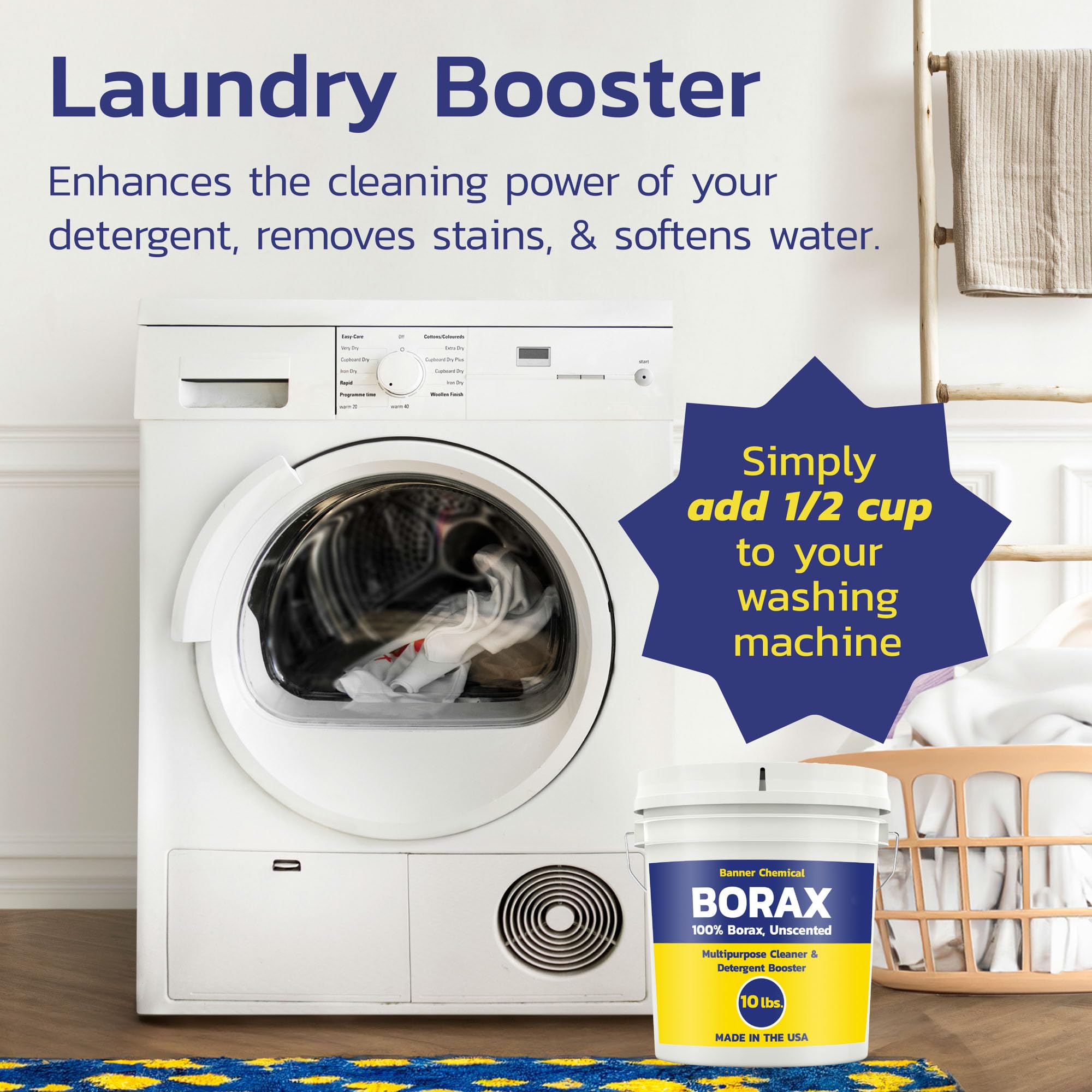 Borax Cleaning Booster for Laundry & Surfaces | Natural

