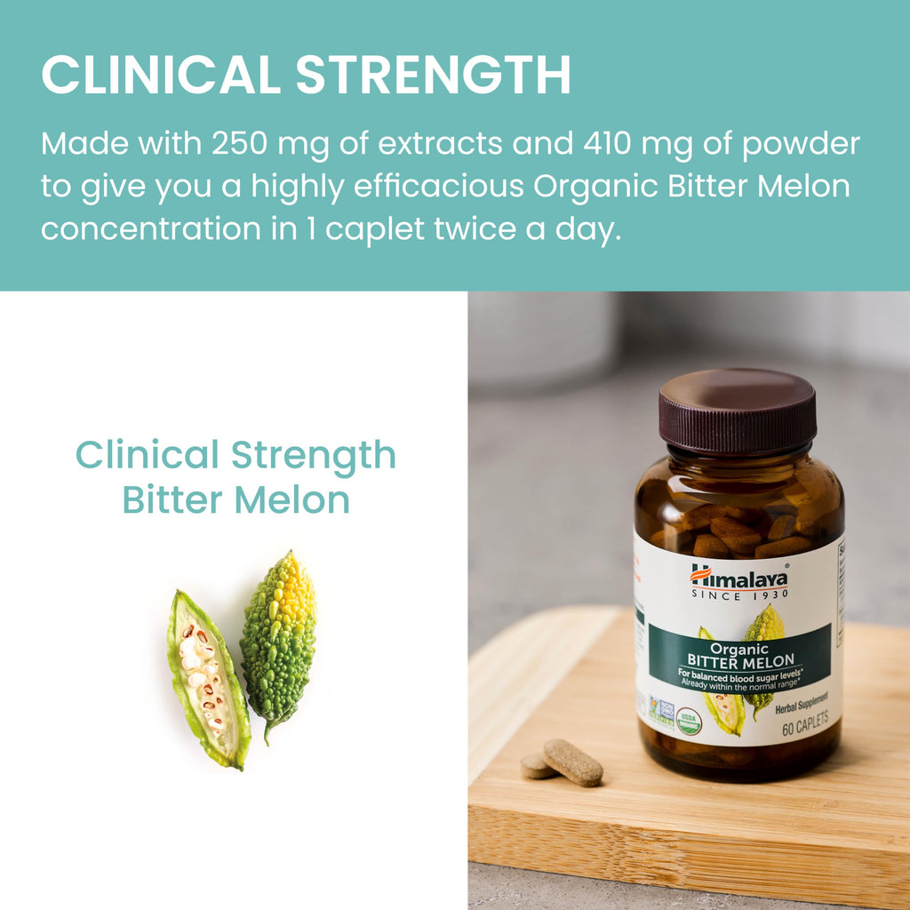 Himalaya Bitter Melon Capsules - Organic, Vegan & Non-GMO

