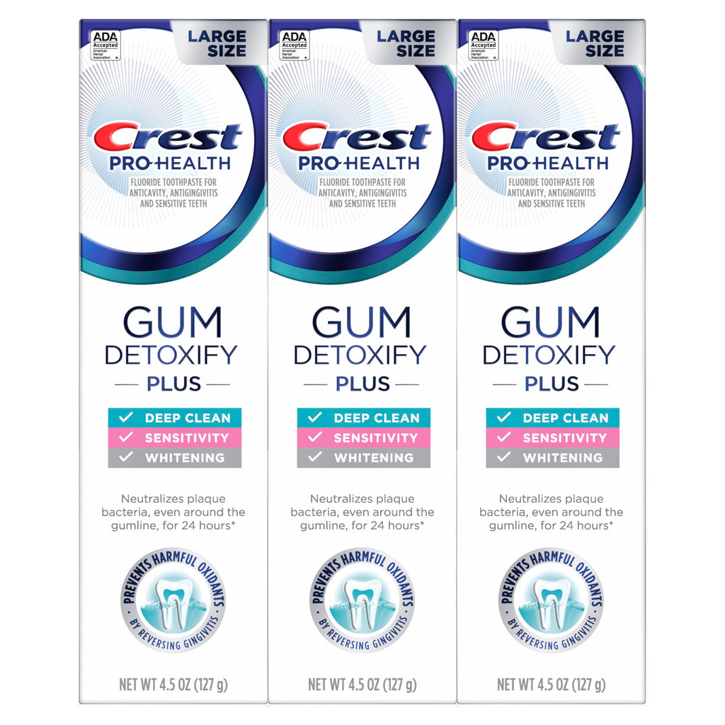Toothpaste Crest Pro-Health Gum Detoxify Plus | Gum Health

