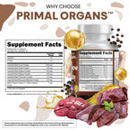 Clean Nutraceuticals Grass Fed Beef Liver Capsules Organ Blend

